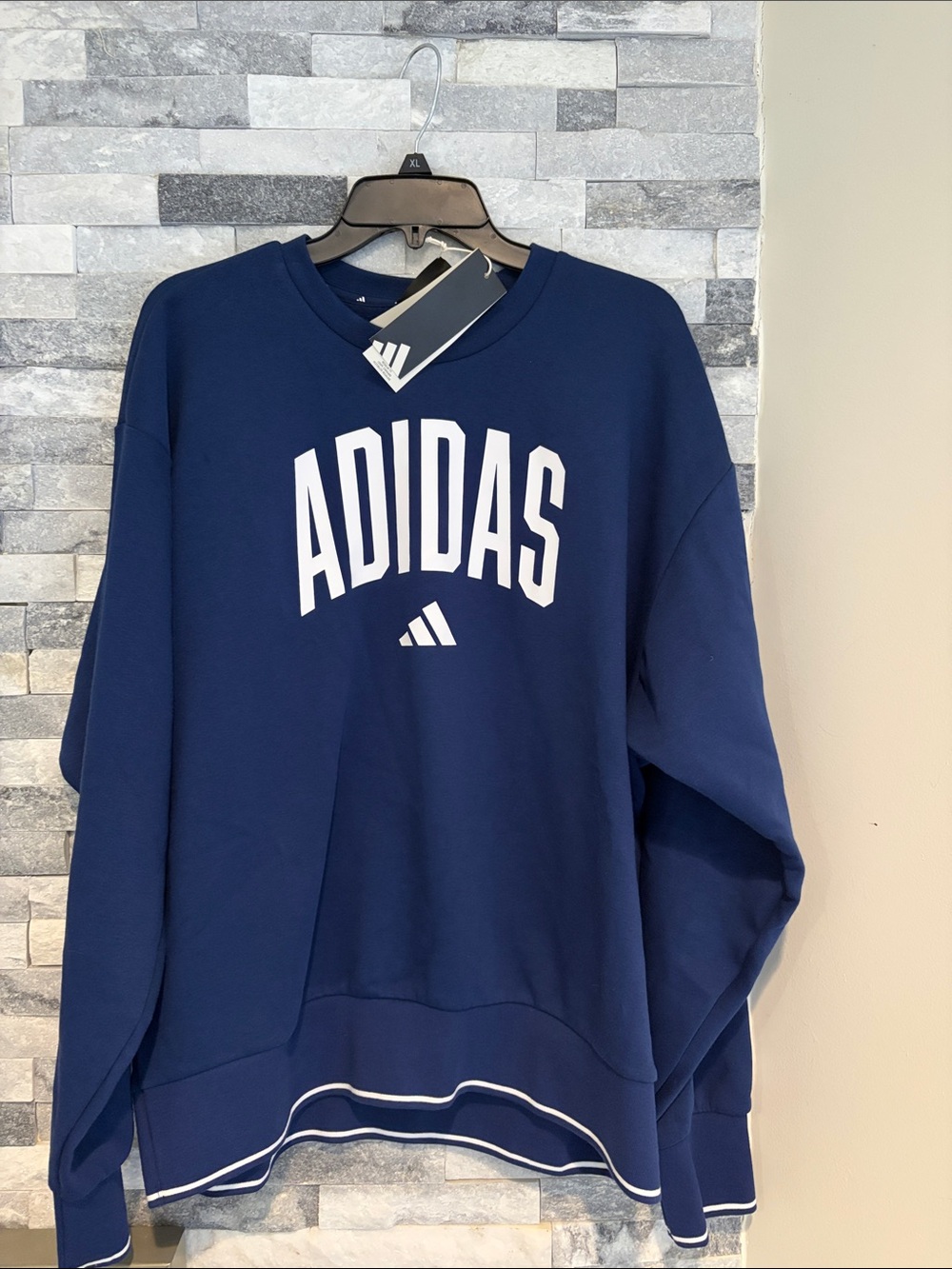 Adidas men's crewneck new with tags size large